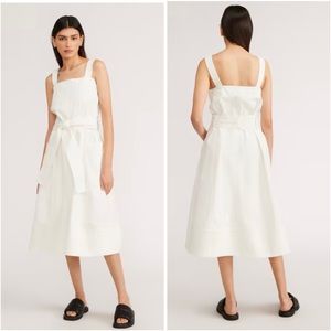 Everlane The Organic Cotton Herringbone Dress